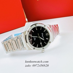 Đồng Hồ Nam Salvatore Ferragamo F80 Classic Bạc Mặt Đen 41mm