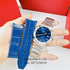 Đồng Hồ Nam Salvatore Ferragamo F80 Classic Bạc Mặt Xanh 41mm