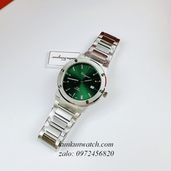 Đồng Hồ Nam Salvatore Ferragamo F80 Classic Bạc Mặt Xanh Lá 41mm