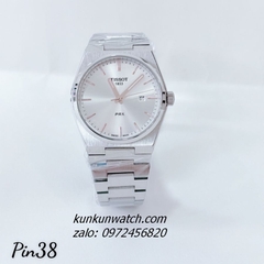 Đồng Hồ Nam Tissot 1853 PRX Silver Lịch Ngày Mặt 38mm 1