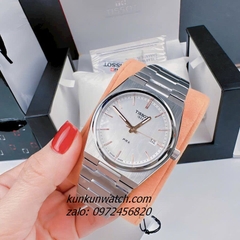 Đồng Hồ Nam Tissot 1853 PRX Silver Lịch Ngày Mặt 38mm