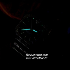 Đồng Hồ Nam Versace Antares Silver Mặt Xanh Vuông 41.5 x 44mm