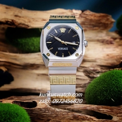 Đồng Hồ Nam Versace Antares Black Demi Mặt Vuông 41.5 x 44mm 1