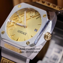 Đồng Hồ Nam Versace Antares Demi Mặt Vàng 41.5 x 44mm