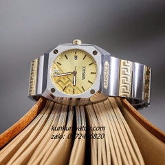 Đồng Hồ Nam Versace Antares Demi Mặt Vàng 41.5 x 44mm