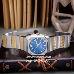 Đồng Hồ Nam Versace Antares Demi Mặt Xanh Dương Vuông 41.5 x 44mm