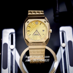 Đồng Hồ Nam Versace Antares Gold Mặt Vuông 41.5 x 44mm 1