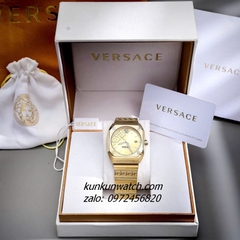Đồng Hồ Nam Versace Antares Gold Mặt Vuông 41.5 x 44mm