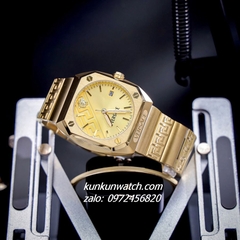 Đồng Hồ Nam Versace Antares Gold Mặt Vuông 41.5 x 44mm