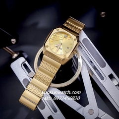 Đồng Hồ Nam Versace Antares Gold Mặt Vuông 41.5 x 44mm