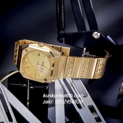Đồng Hồ Nam Versace Antares Gold Mặt Vuông 41.5 x 44mm