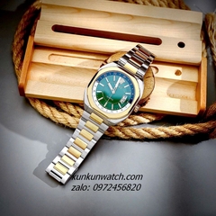 Đồng Hồ Nam Versace V-Contempo 3 Kim Demi Gold Mặt Xanh Lá 40mm