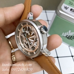 Đồng Hồ Nam Fossil ME3109 Automatic Lộ Máy Dây Da 38mm - Unisex