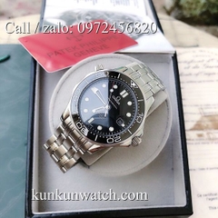 Đồng Hồ Nam Omega Sea Master 300 OMGCT031 - Automatic - Dây Kim Loại Mặt Đen -  41mm