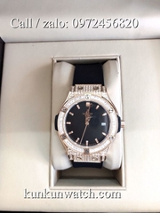 Đồng Hồ Nữ Hublot HLNSV031 - Dây Cao Su Đen - 34mm