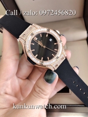 Đồng Hồ Nữ Hublot HLNSV031 - Dây Cao Su Đen - 34mm