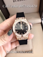 Đồng Hồ Nữ Hublot HLNSV031 - Dây Cao Su Đen - 34mm