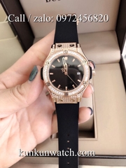 Đồng Hồ Nữ Hublot HLNSV031 - Dây Cao Su Đen - 34mm