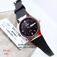 Đồng Hồ Nữ Margaret MT9847 Kính Sapphire Authentic Dây SIlicone 30mm 1