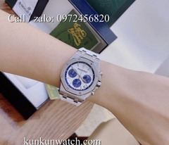 Đồng Hồ Nữ Audemars Piguet Royal Oak Offshore - Dây Cao Su Trắng - Quartz -  37mm