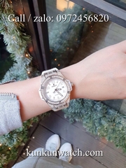 Đồng Hồ Nữ Hublot HLNSV041 - Dây Cao Su Trắng - 36mm