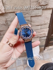 Đồng Hồ Nữ Hublot HLNSV0192 - Dây Xanh Dương - 34mm