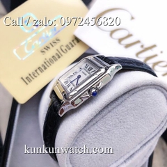 Đồng Hồ Nữ Cartier Montre Ballon CTEND011  - Dây Da Đen - 26 x 28mm