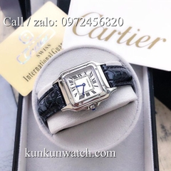 Đồng Hồ Nữ Cartier Montre Ballon CTEND011  - Dây Da Đen - 26 x 28mm