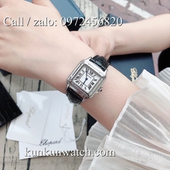 Đồng Hồ Nữ Cartier Montre Ballon CTEND011  - Dây Da Đen - 26 x 28mm