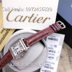 Đồng Hồ Nữ Cartier Montre Ballon CTEND012  - Dây Da Nâu - 26 x 28mm