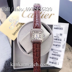 Đồng Hồ Nữ Cartier Montre Ballon CTEND012  - Dây Da Nâu - 26 x 28mm