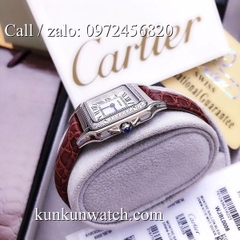 Đồng Hồ Nữ Cartier Montre Ballon CTEND022  - Dây Da Nâu - 26 x 28mm