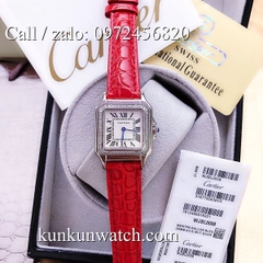 Đồng Hồ Nữ Cartier Montre Ballon CTEND023  - Dây Da Đỏ - 26 x 28mm