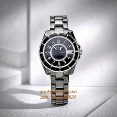 Đồng Hồ Nữ Coach Preston 14503461 Dây Đá Ceramic Đen Vỏ Silver 32mm