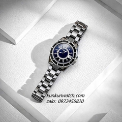 Đồng Hồ Nữ Coach Preston 14503461 Dây Đá Ceramic Đen Vỏ Silver 32mm