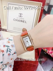 Đồng Hồ Nữ Chanel CNND043 - Dây Da Cam - 19.32mm