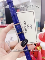 Đồng Hồ Nữ Chanel CNND044 - Dây Da Xanh - 19.32mm