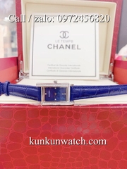 Đồng Hồ Nữ Chanel CNND044 - Dây Da Xanh - 19.32mm