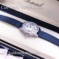 Đồng Hồ Nữ Chopard L'Heure Du Diamant CPND0101 - Dây Da Đen Vỏ Bạc - 31mm