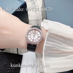 Đồng Hồ Nữ Chopard L'Heure Du Diamant CPND0102 - Dây Da Đen Vỏ Vàng Hồng - 31mm