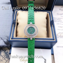 Đồng Hồ Nữ Chopard Happy Diamonds CPND071 - Dây Da Xanh - 32mm