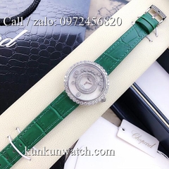 Đồng Hồ Nữ Chopard Happy Diamonds CPND082 - Dây Da Xanh - 36mm