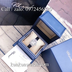 Đồng Hồ Nữ Chopard L'Heure Du Diamant CPND091 - Dây Da Đen Vỏ Bạc - 28 x 32mm