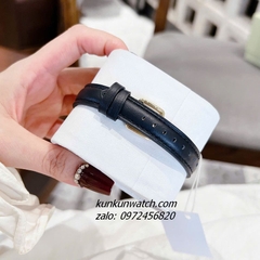 Đồng Hồ Nữ Coach Cass 14504356 Gold Dây Da Đen 22mm