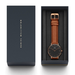 Đồng hồ Nữ Daniel Wellington Classic Black Durham 36mm Rose Gold DW00100138