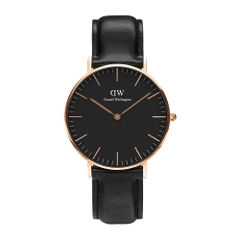 Đồng hồ Nữ Daniel Wellington Classic Black 36mm Rose Gold DW00100139