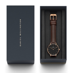 Đồng hồ Nữ Daniel Wellington Classic Black Bristol Petite 32mm Rose Gold DW00100165