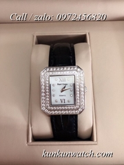 Đồng Hồ Nữ Royal Crown 3619M - Dây Da Đen - 34mm