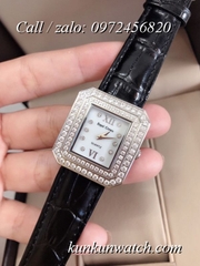 Đồng Hồ Nữ Royal Crown 3619M - Dây Da Đen - 34mm