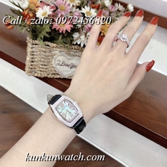 Đồng Hồ Nữ Royal Crown 3635 -  Dây Da Đen - 24 x 30mm